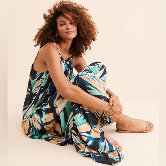 Anthropologie Malika Low Back Dress